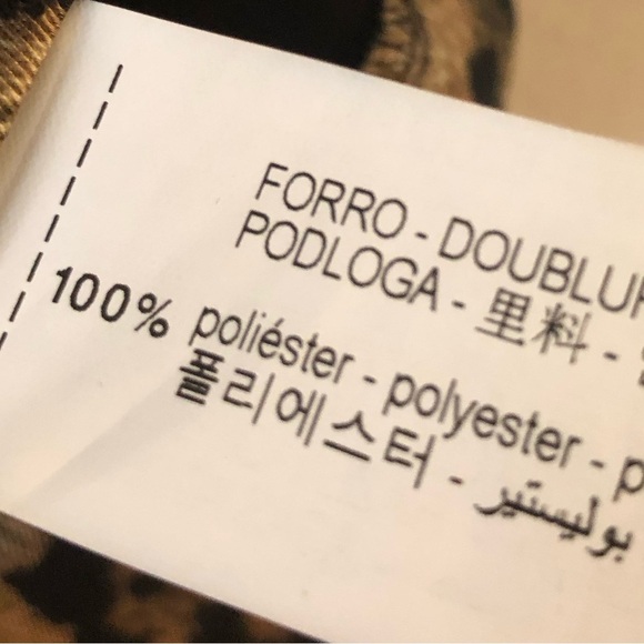 ZARA Basic Satin Leopard Print Layered Camisole Medium - Picture 8 of 12